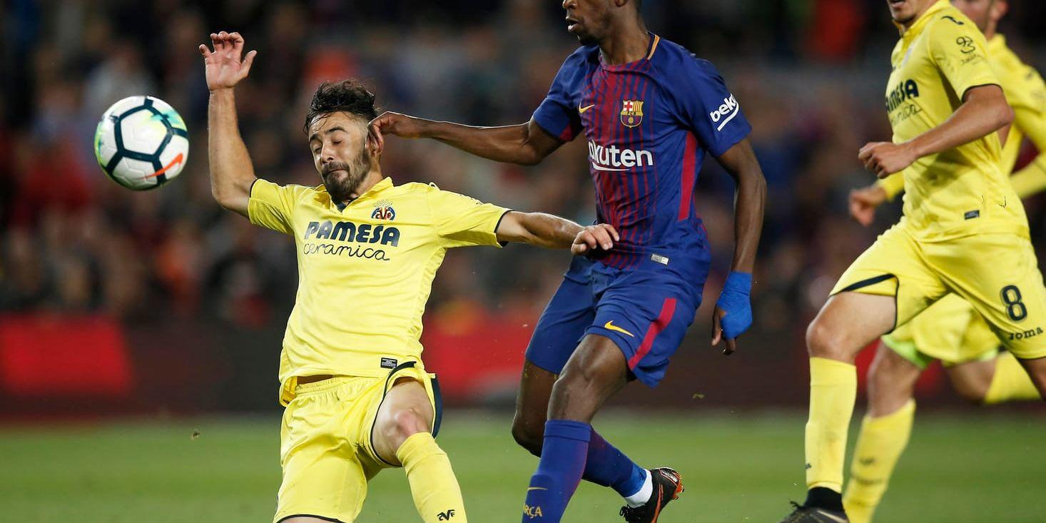 Ousmane Dembélé gjorde två mål i Barcelonas 5–1-seger mot Villarreal.