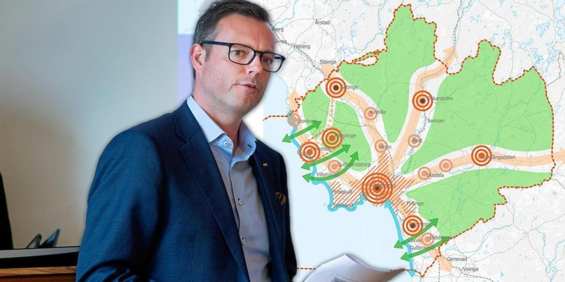 Moderaterna vill stryka bostadsplanerna i Tylösandsskogen samt delar av Frösakull uppger Jonas Bergman (M).
