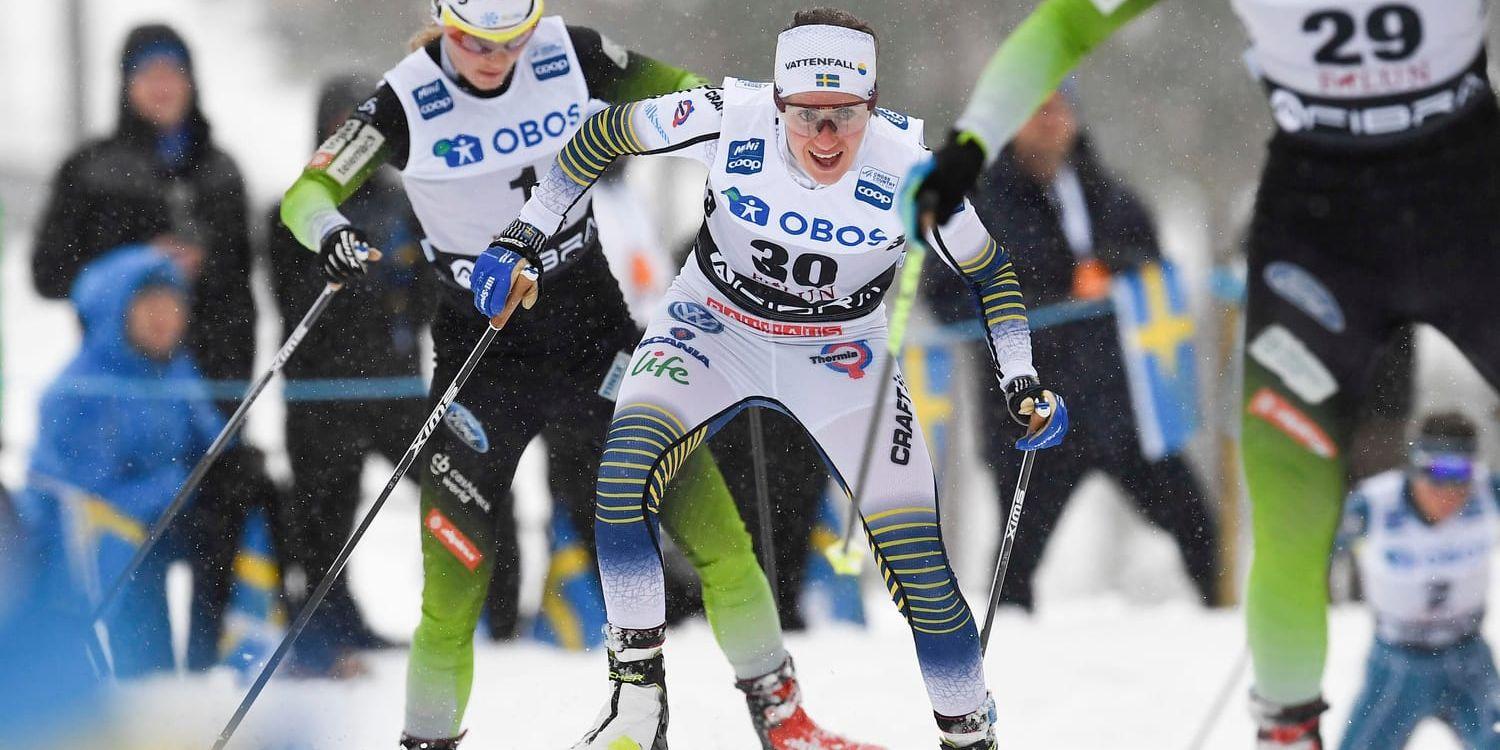 Ebba Andersson tog en andraplats i Falun.