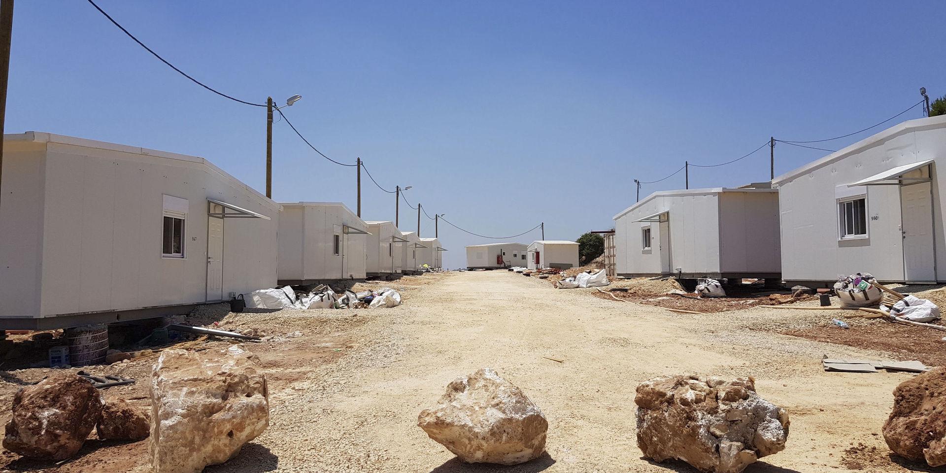 En ny israelisk bosättning, Neve Achi, på Västbanken. Arkivfoto.
