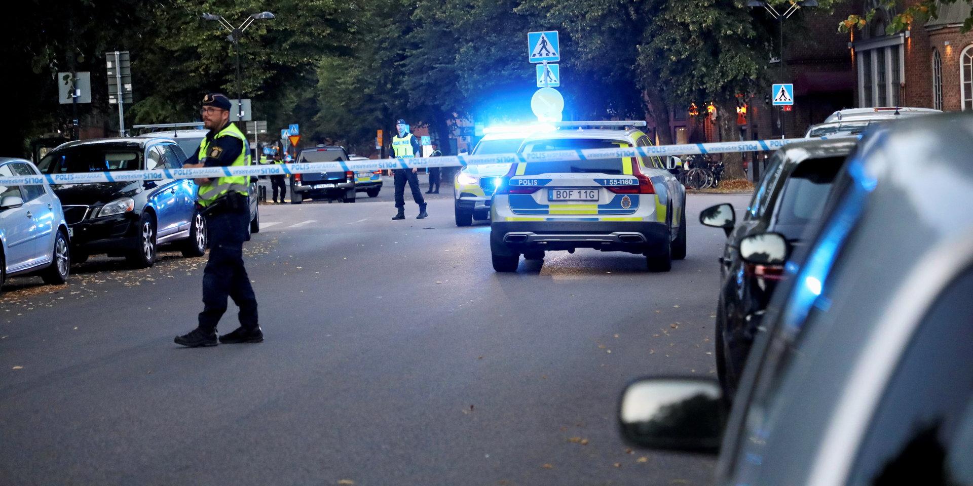 ”De kriminella gängens närvaro är påtaglig så gott som överallt i Sverige och inte minst i Halmstad, i mitten av augusti mördades en person med kniv mitt i centrala staden.”