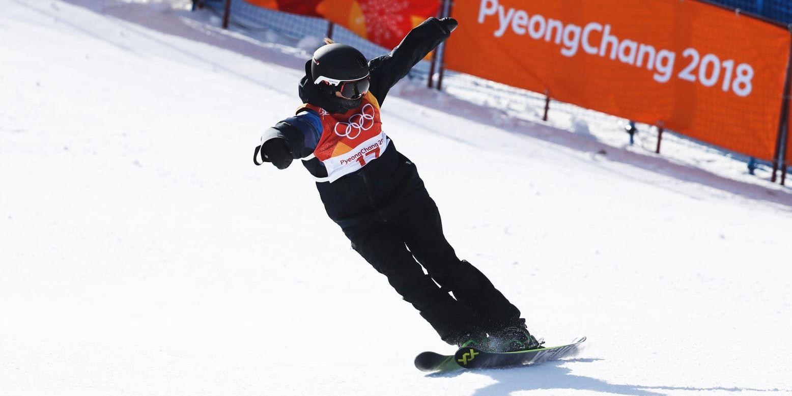 Emma Dahlström i slopestyle i OS i Pyeongchang. I Peking kan hon få tävla även i big air.