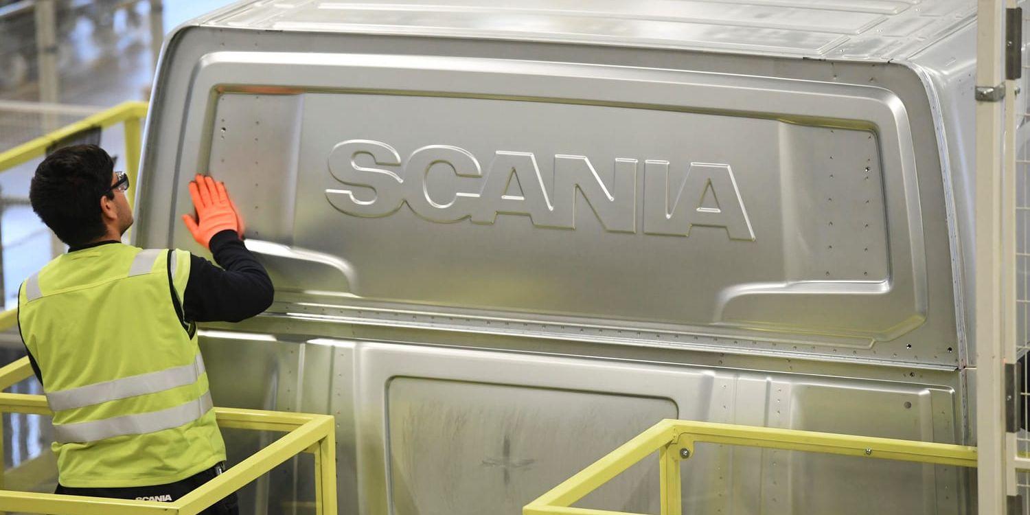 Lastbilstillverkaren Scania redovisar kvartalssiffror. Arkivbild.