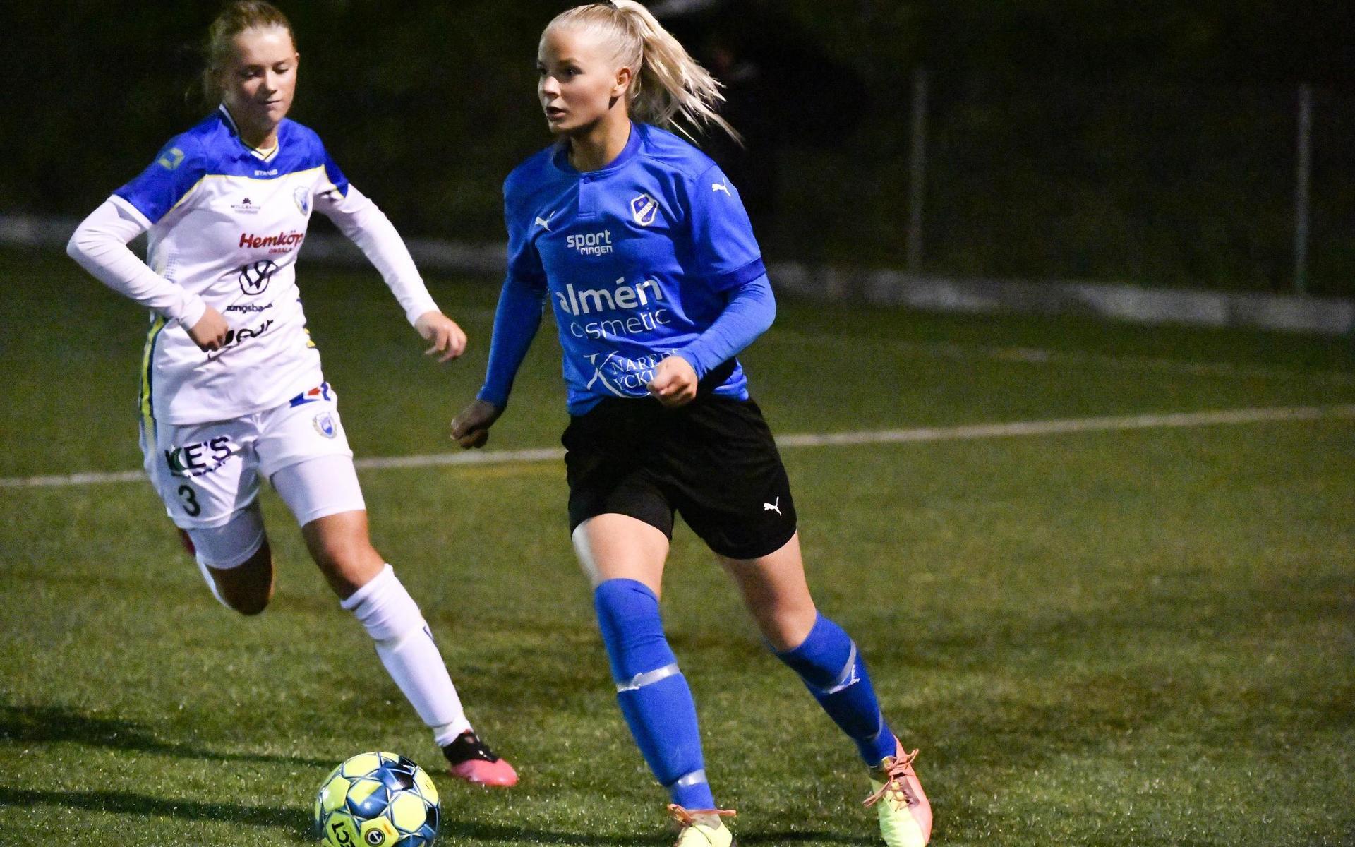 HBK:s dam hade hoppats på att få spela derbyt mot Halmia i division 1 på Örjans vall, men det gick inte.