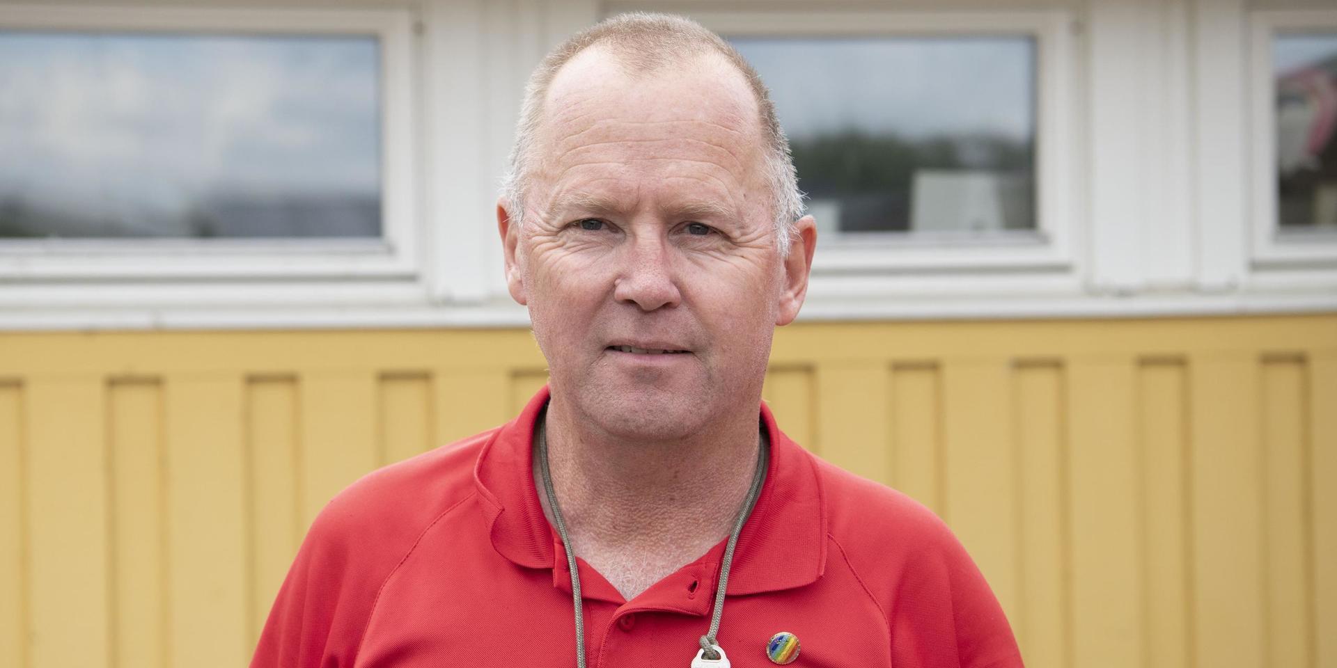Peter Karlborg ansvarar för livräddarna i Tylösand.