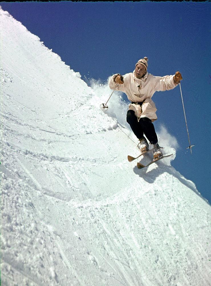 Sven Gillsäter var en duktig skidåkare.