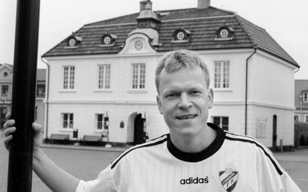 Herrlandslagets förbundskapten Janne Andersson tränade Laholms FK 1993–99. Arkivbild.