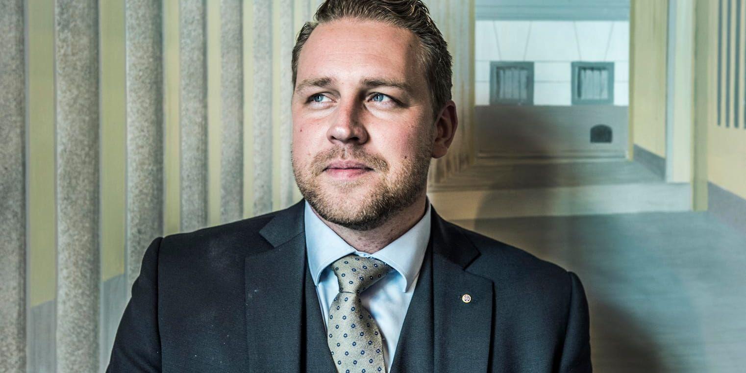 Sverigedemokraternas gruppledare i riksdagen Mattias Karlsson. Arkivbild.