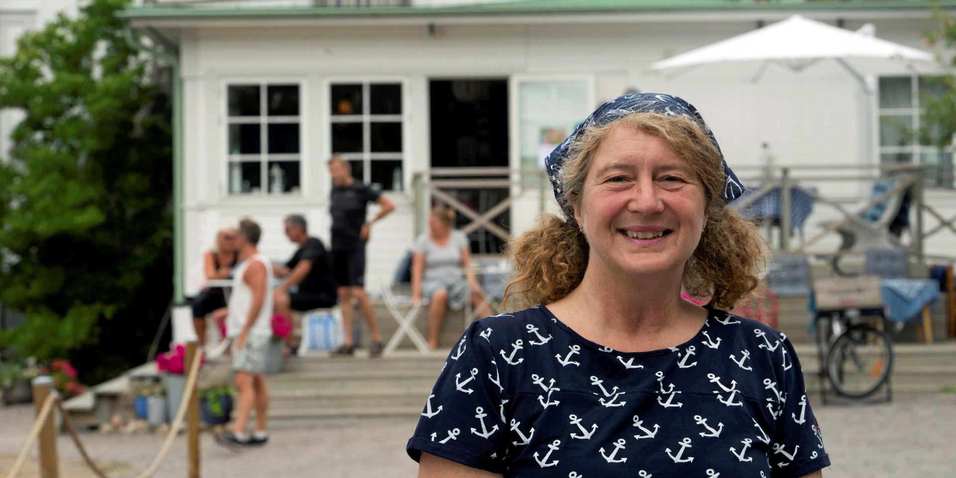 Catarina Arvidsson bedömer att cirka 15-20 procent av gästerna som bor över på Steninge kuststation kommer från utlandet. Och av dem är det många som cyklar Kattegattleden. I år verkar dock de utländska turisterna bli få. ”Nästan alla de som inte kommer från Sverige har bokat av,” säger Catarina. 