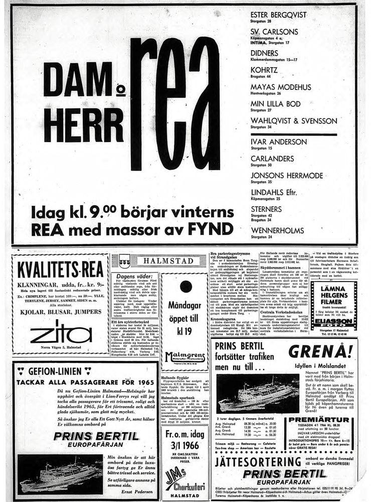 HP 3 januari 1966.