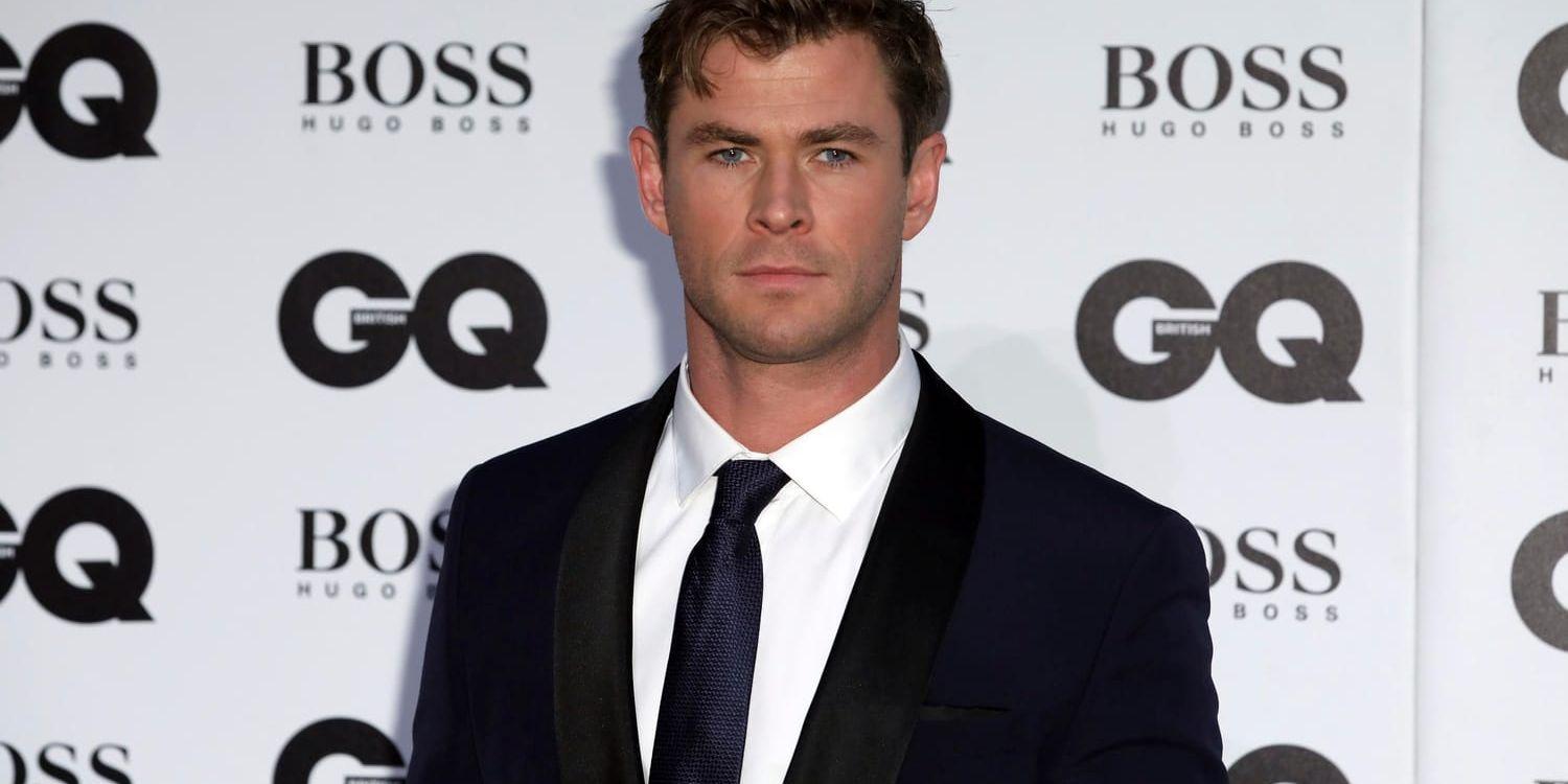 Chris Hemsworth spelar en av huvudrollerna i kommande "Men in black international". Arkivbild.