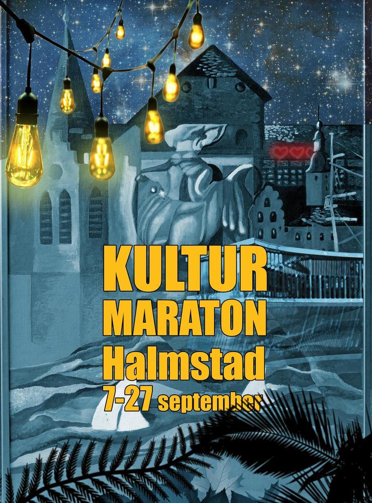 Arrangörernas affisch om kulturmaraton.