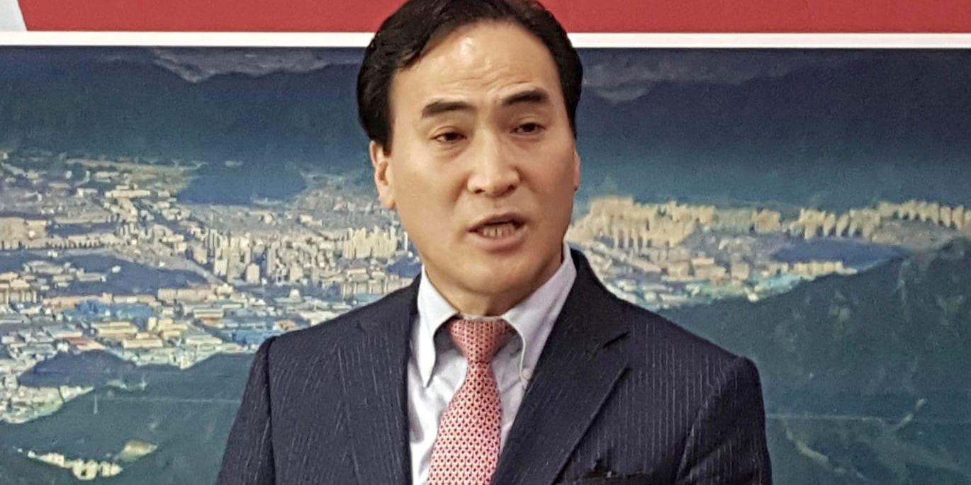 Sydkoreanen Kim Jong-Yang valdes av Interpols generalförsamling till den internationella polisorganisationens ordförande under en omröstning i Dubai. Arkivbild.