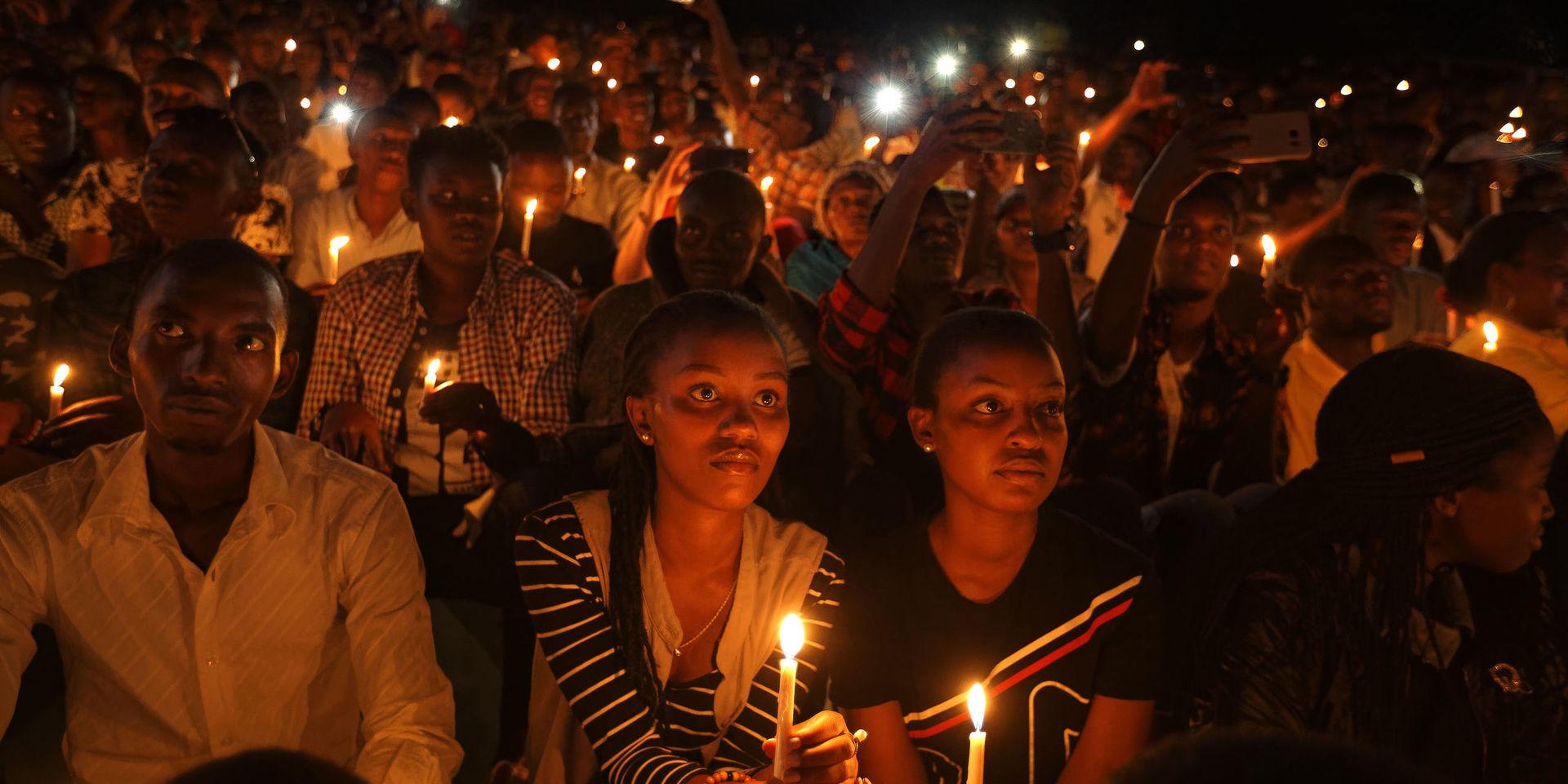 Minnet av offren i folkmordet högtidlighålls i Kigali, Rwanda. Arkivbild från förra året.