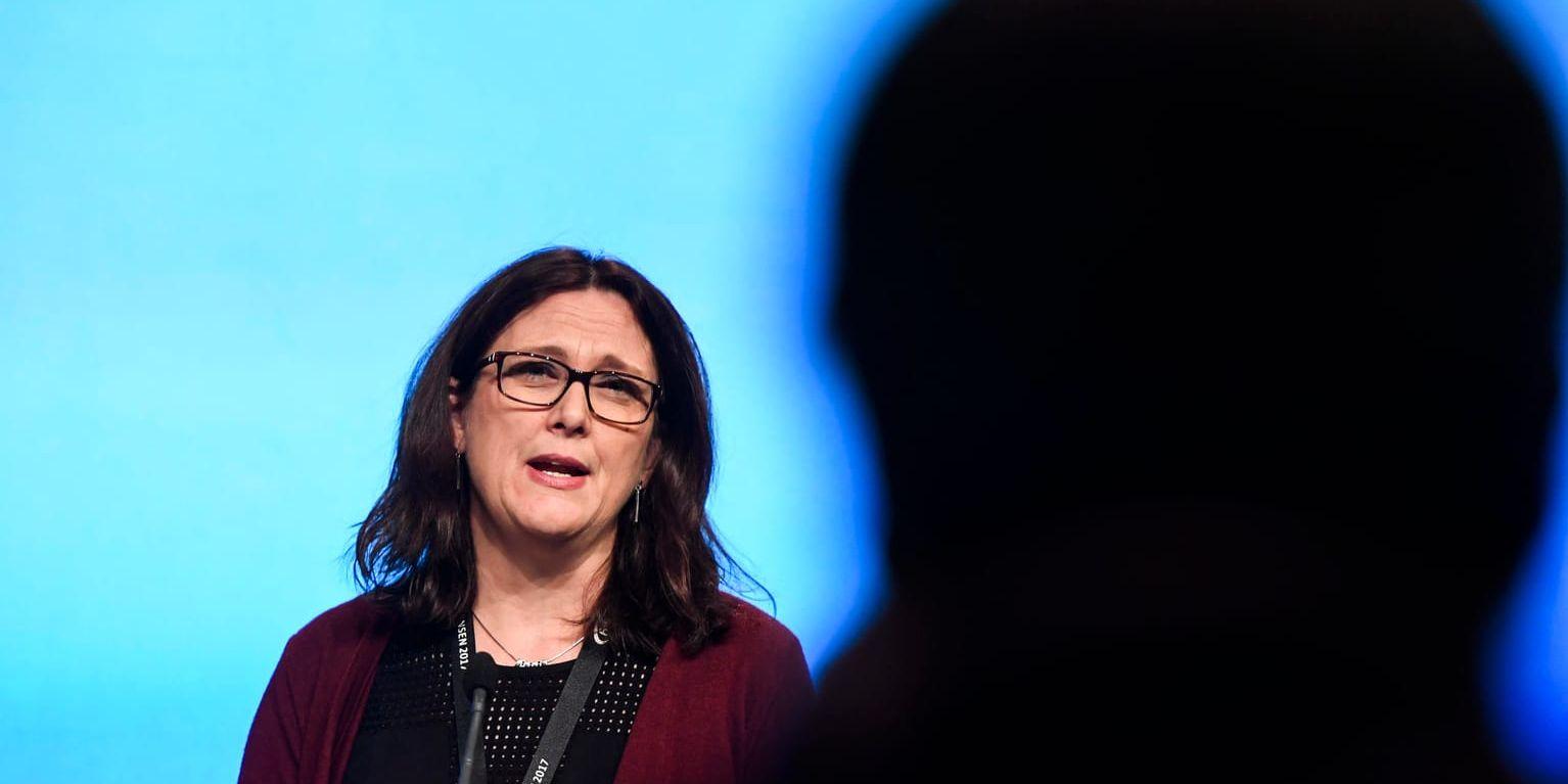 Cecilia Malmström anser att frihandelsavtalet är en milstolpe i relationerna mellan Vietnam och EU. Arkivbild.