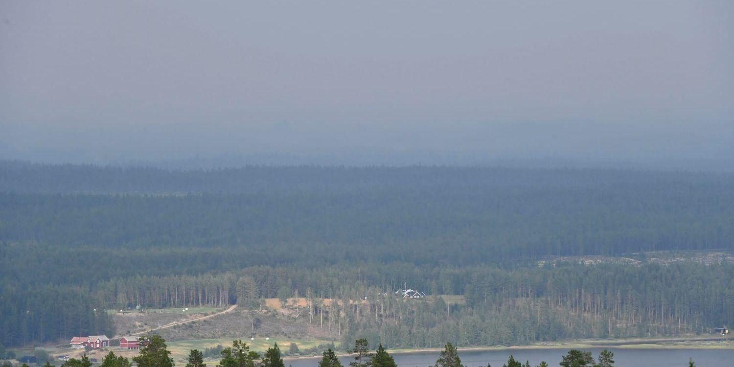 Skogsbranden i Älvdalen i Dalarna är under kontroll och nu inleds eftersläckningsarbetet. Arkivbild.