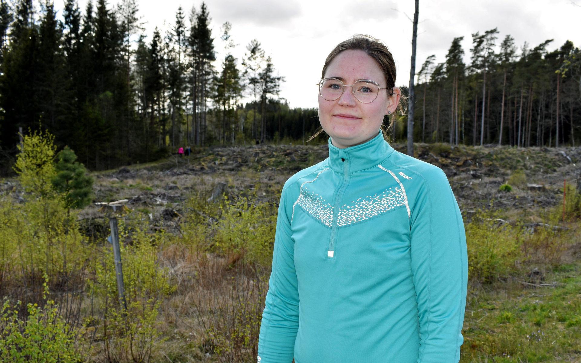 Emma Andersson från Torup anordnade ett eget ”vårruset” på hemorten.