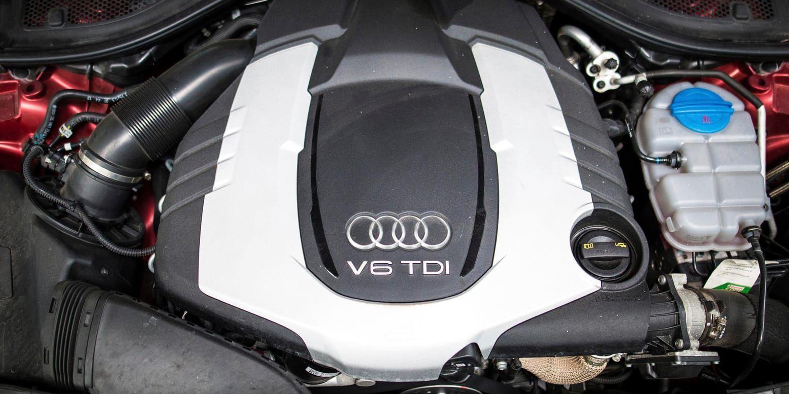 Tyska myndigheter misstänker att Audi installerat mjukvara som förvränger utsläppsnivåer från dieselmotorer i A6- och A7-modeller. Arkivbild.