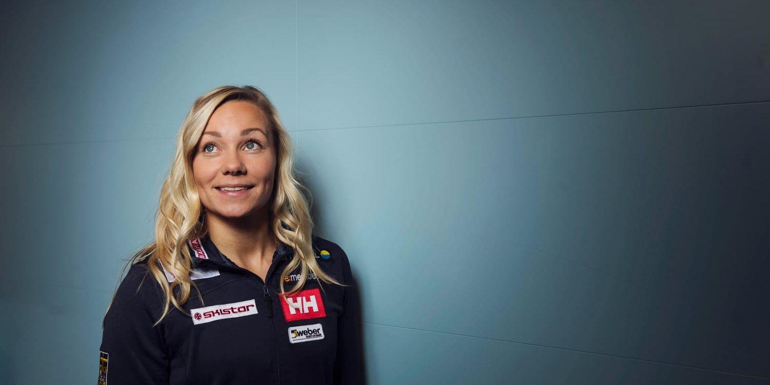 Frida Hansdotter är Sveriges kanske största guldhopp i Åre-VM. "Det skulle vara helt galet om jag klarar att ta en fjärde raka VM-medalj", säger slalomstjärnan. Arkivbild.