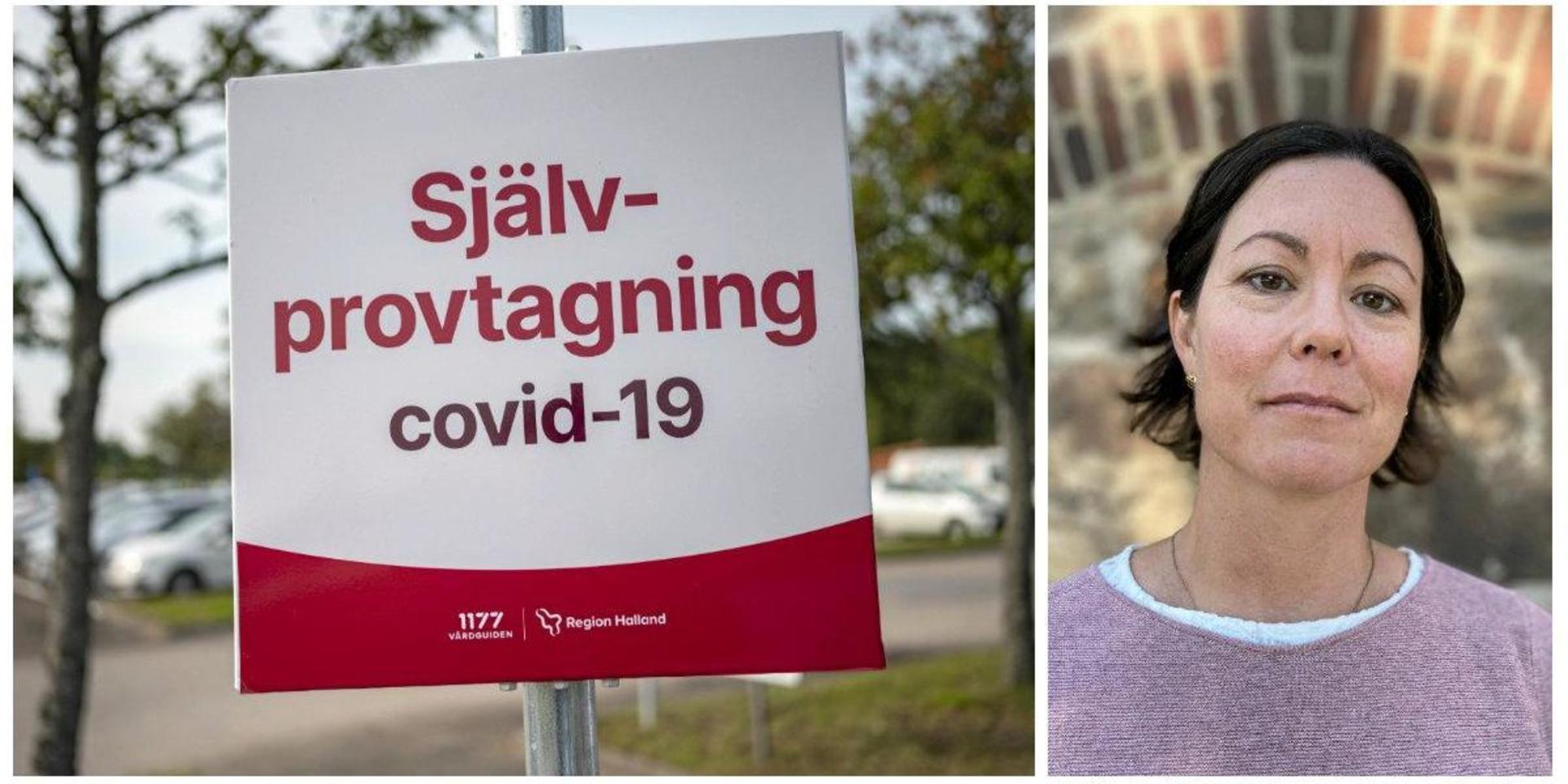 ”Vi befinner oss inte alls i samma läge som Uppsala, men vi har ändå så pass mycket smitta att det finns risk att den eskalerar och tar fart”, säger Maria Ryberg Mo, Region Hallands smittskyddsläkare.