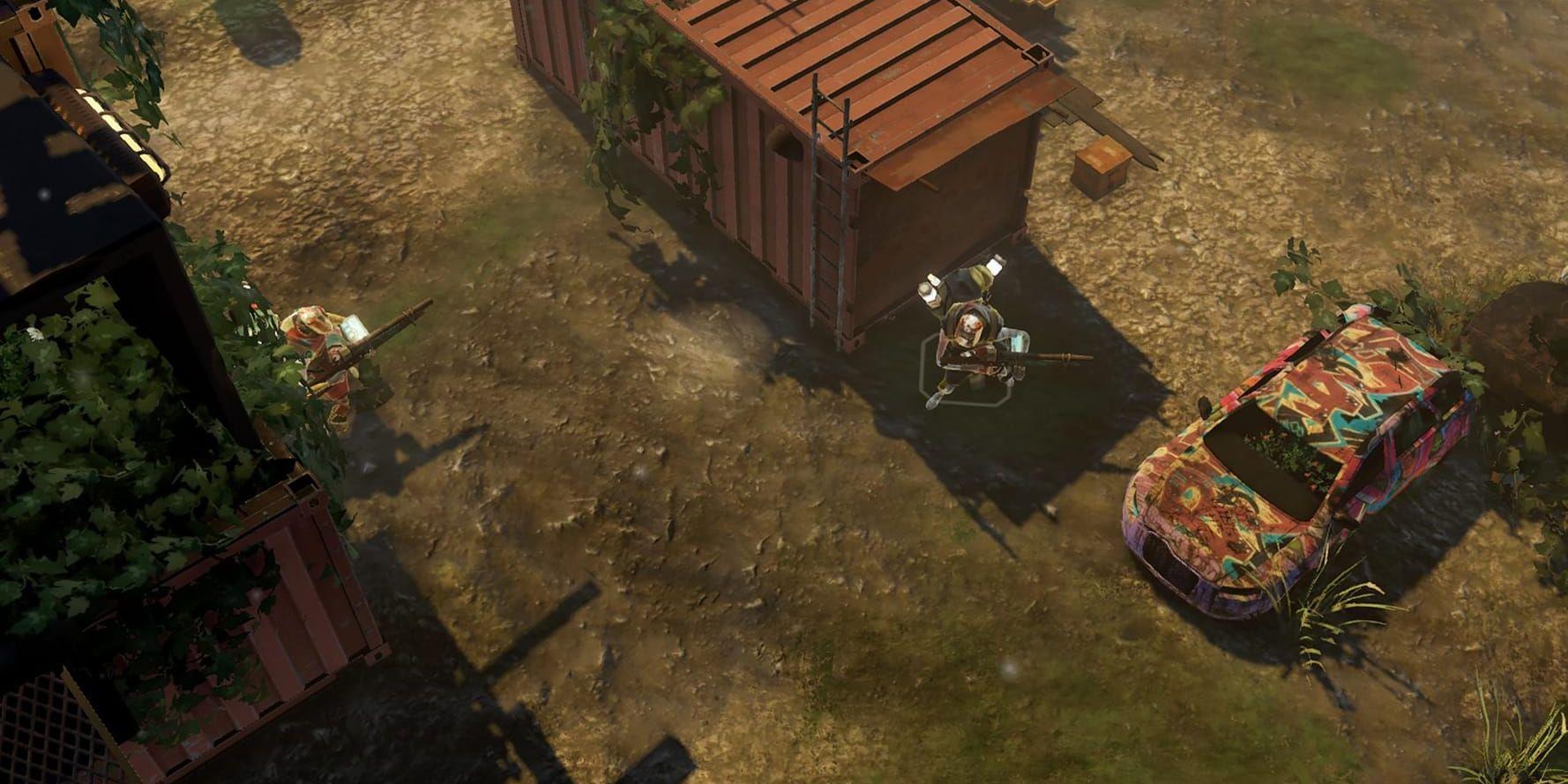 Spelarna i "Dreadlands" kämpar om en värdefull resurs som kallas glonithium. Pressbild.