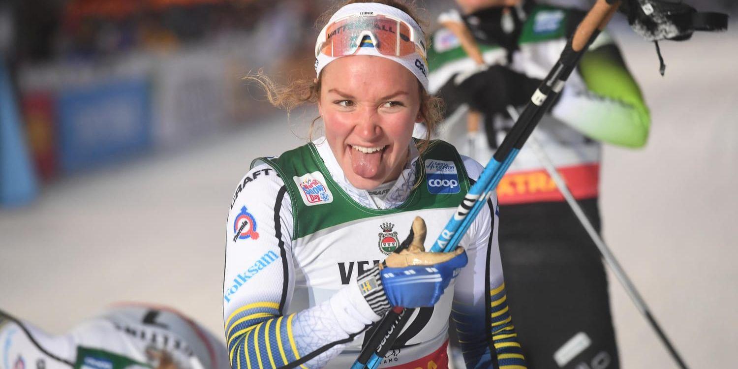 Moa Lundgren tog guld i sprint på U23-VM. Arkivbild.