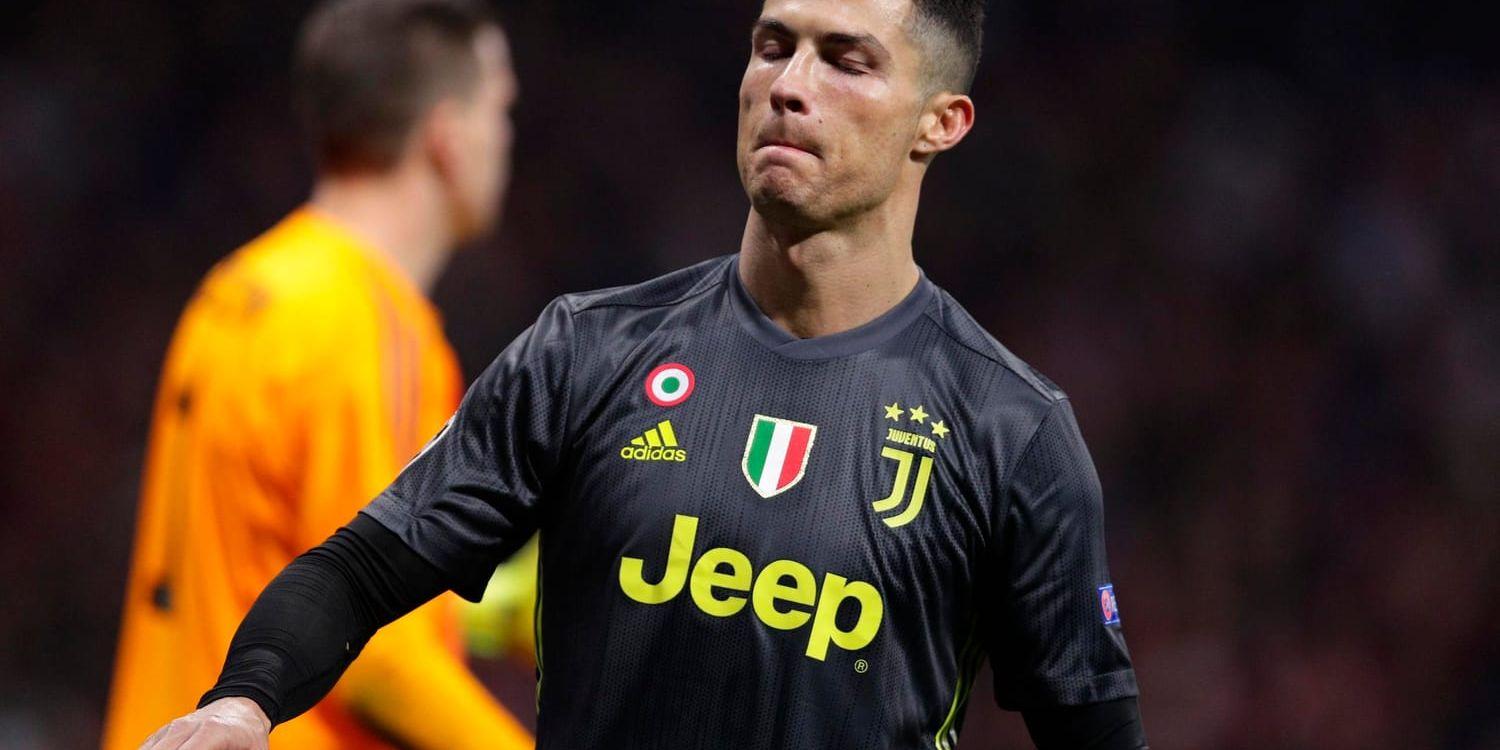 Juventus Cristiano Ronaldo under CL-matchen mot Atlético Madrid.