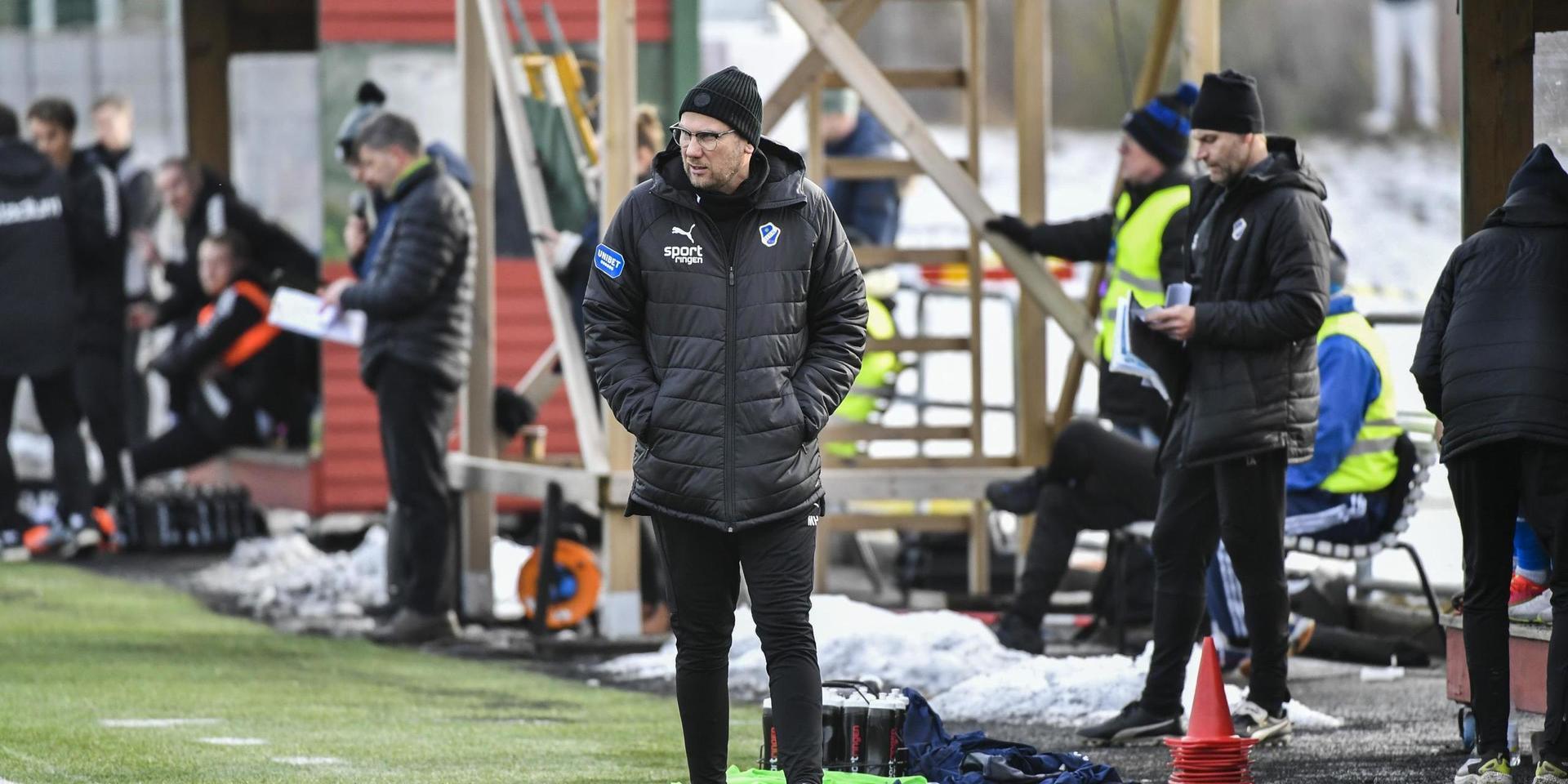 HBK:s manager Magnus Haglund räknar med att cupavslutningen mot Malmö FF blir ett bra test för HBK även om båda lagen redan är utslagna.