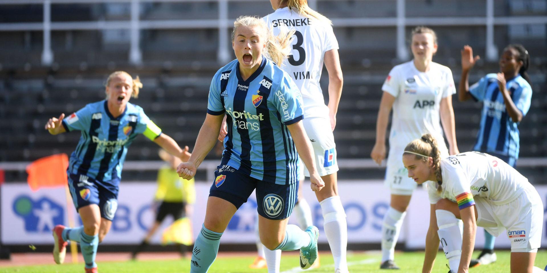 Ingibjörg Sigurdardottir blev matchhjälte när Djurgården besegrade Brommapojkarna i kvalet till svenska cupen. Arkivbild.