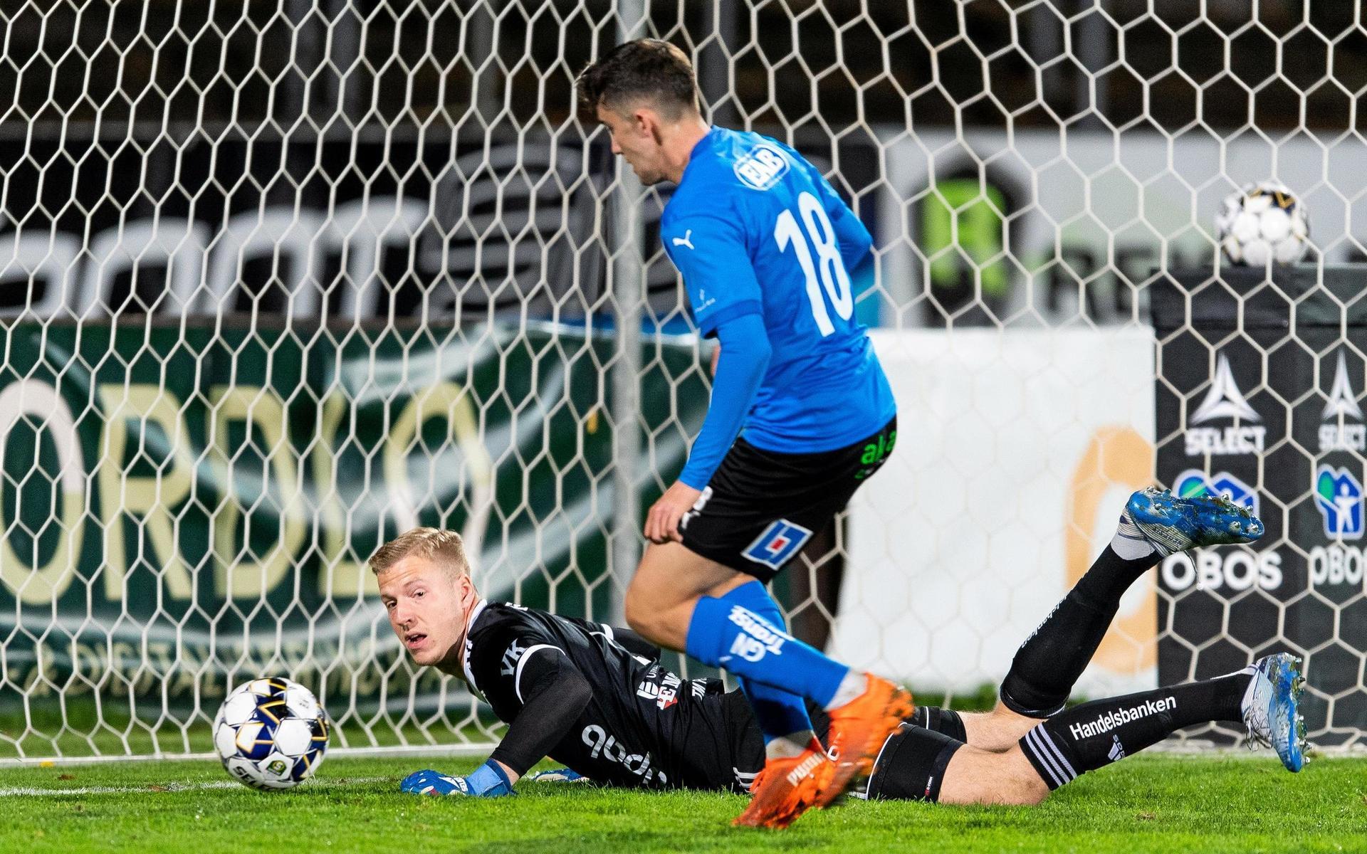 Emil Tot Wikström spikade segern mot Umeå i onsdags kväll med sitt 4-0-mål.