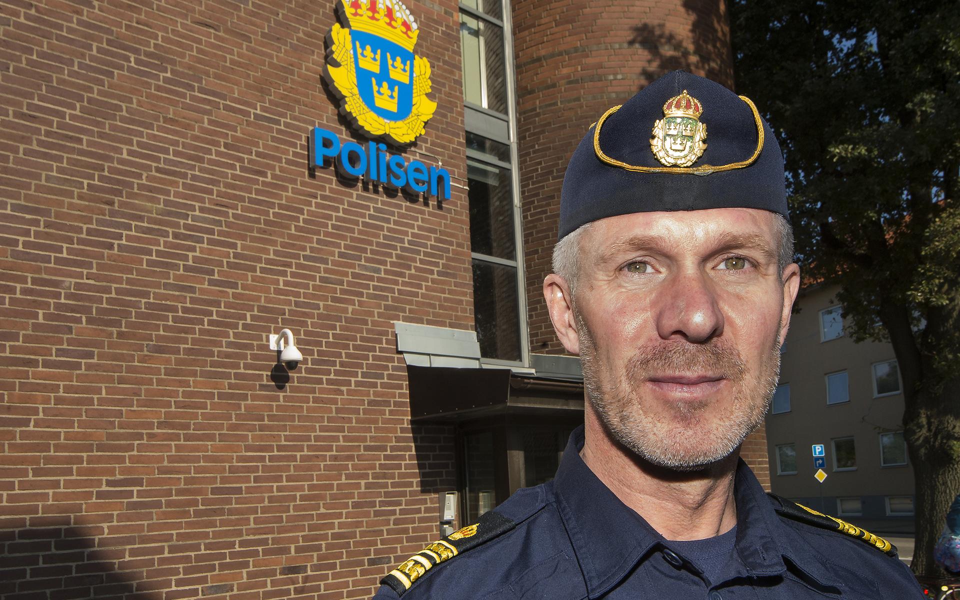 Christer Bartholdsson, lokalområdeschef på polisen i Falkenberg.