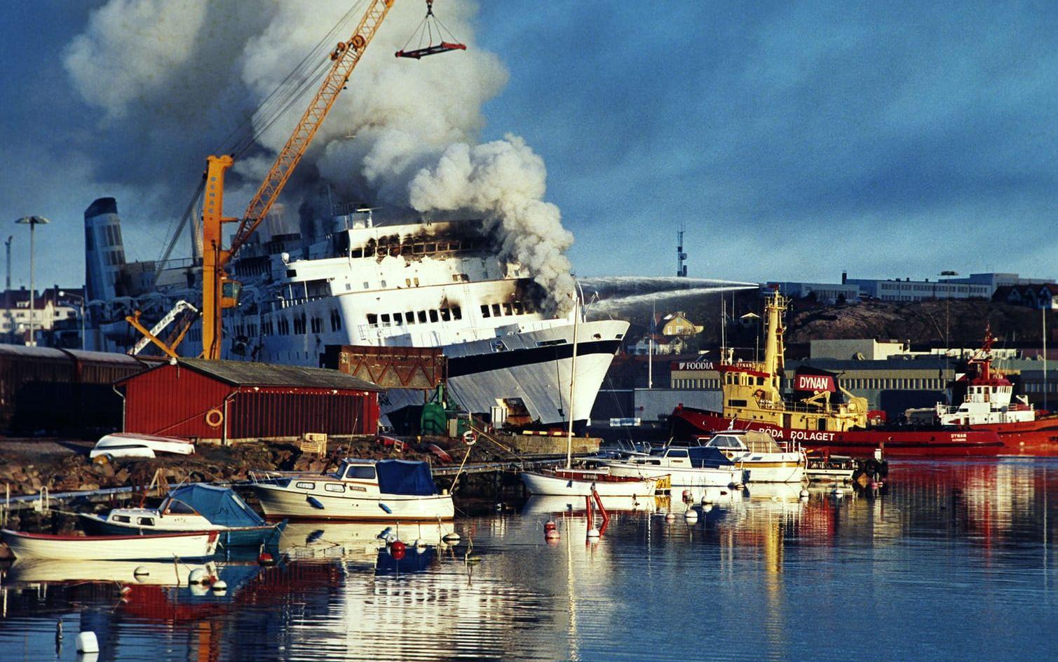 159 människor dog i den brandkatastrofen på Scandinavian Star. ARKIVBILD: TT
