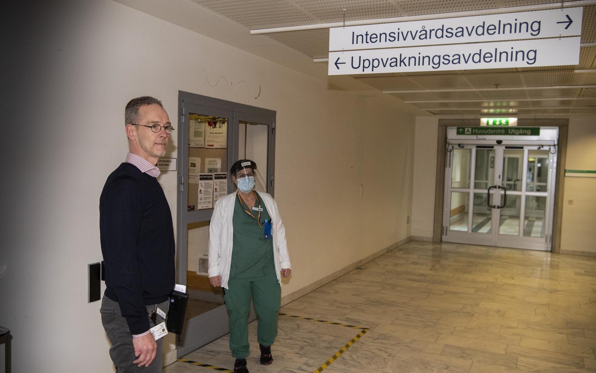 Peter Asplund som är verksamhetschef för IVA på Hallands sjukhus Halmstad berättar att regionens IVA-avdelningar kommer återgå till normalläge efter att antalet patienter som kräver vård för covid-19 sjunkit.