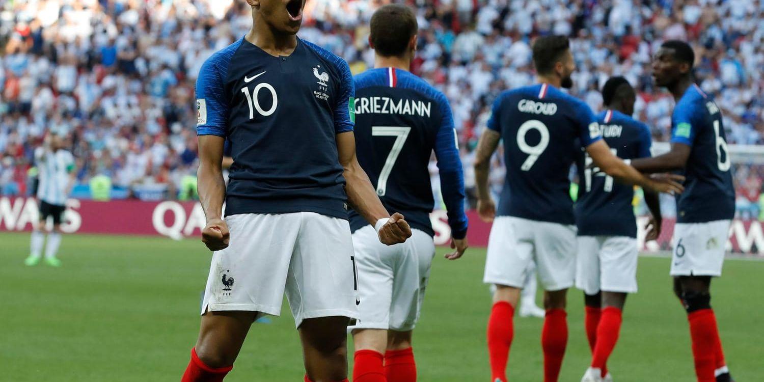 Frankrikes senaste stjärnskott Kylian Mbappé har haft en fin VM-turnering.