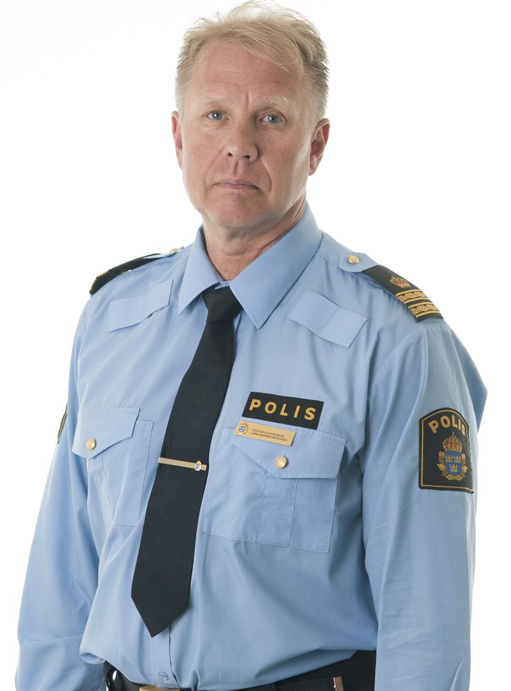 Stefan Gustafsson, polisens presstalesperson.