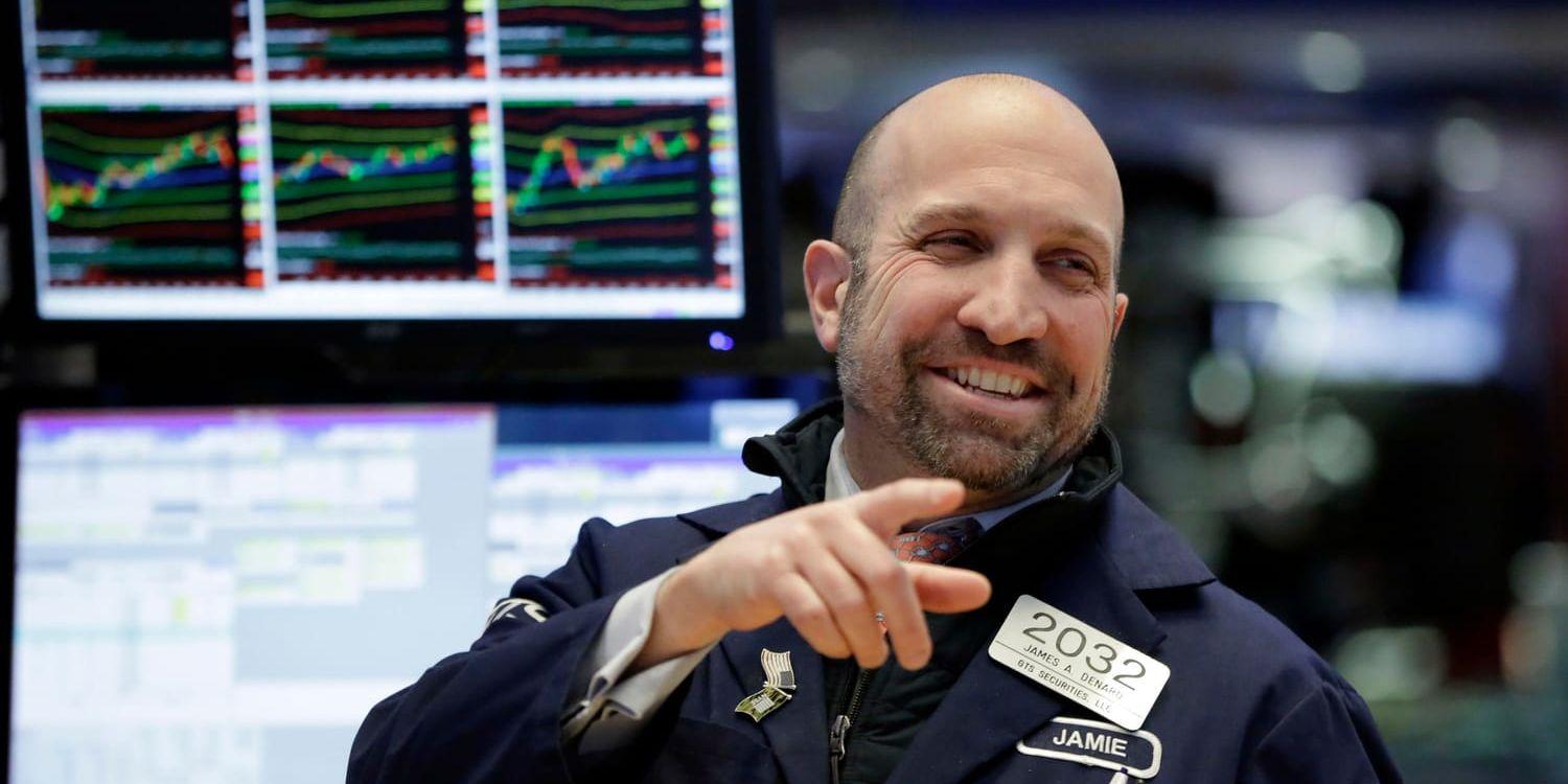 För tredje dagen i rad var stämningen uppåt på Wall Street.