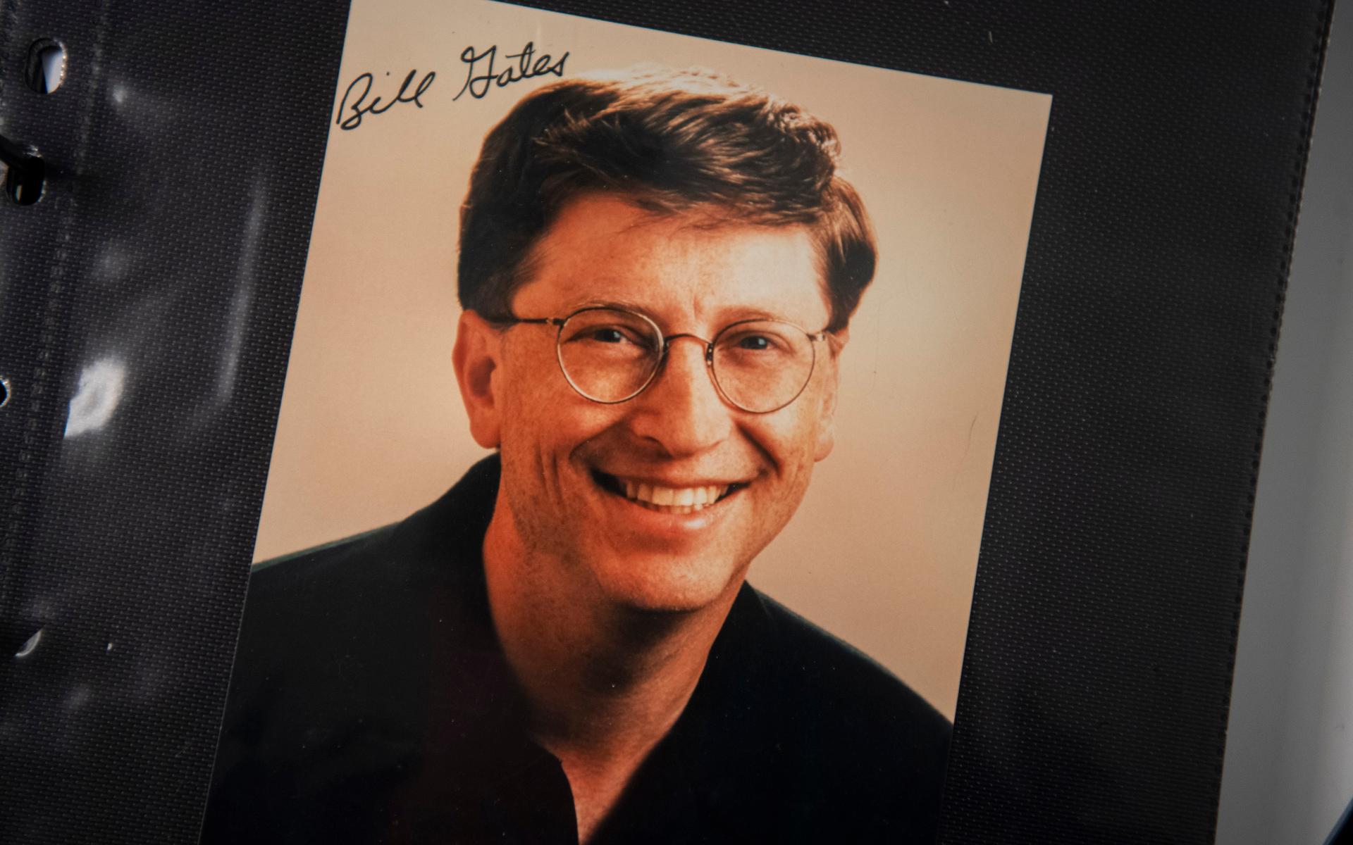 Modern kändis: Bill Gates.