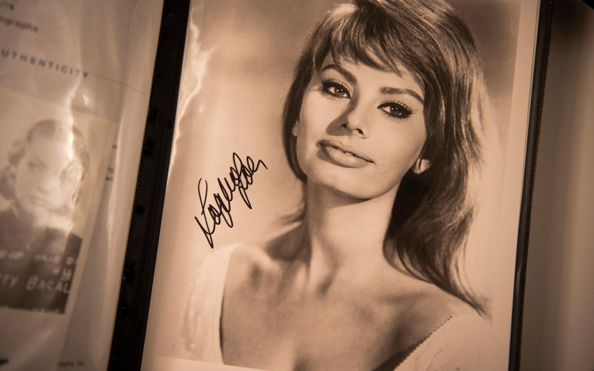 Skådespelerskan Sophia Loren, som Oscarsbelönades för sin roll i ”De två kvinnorna”.