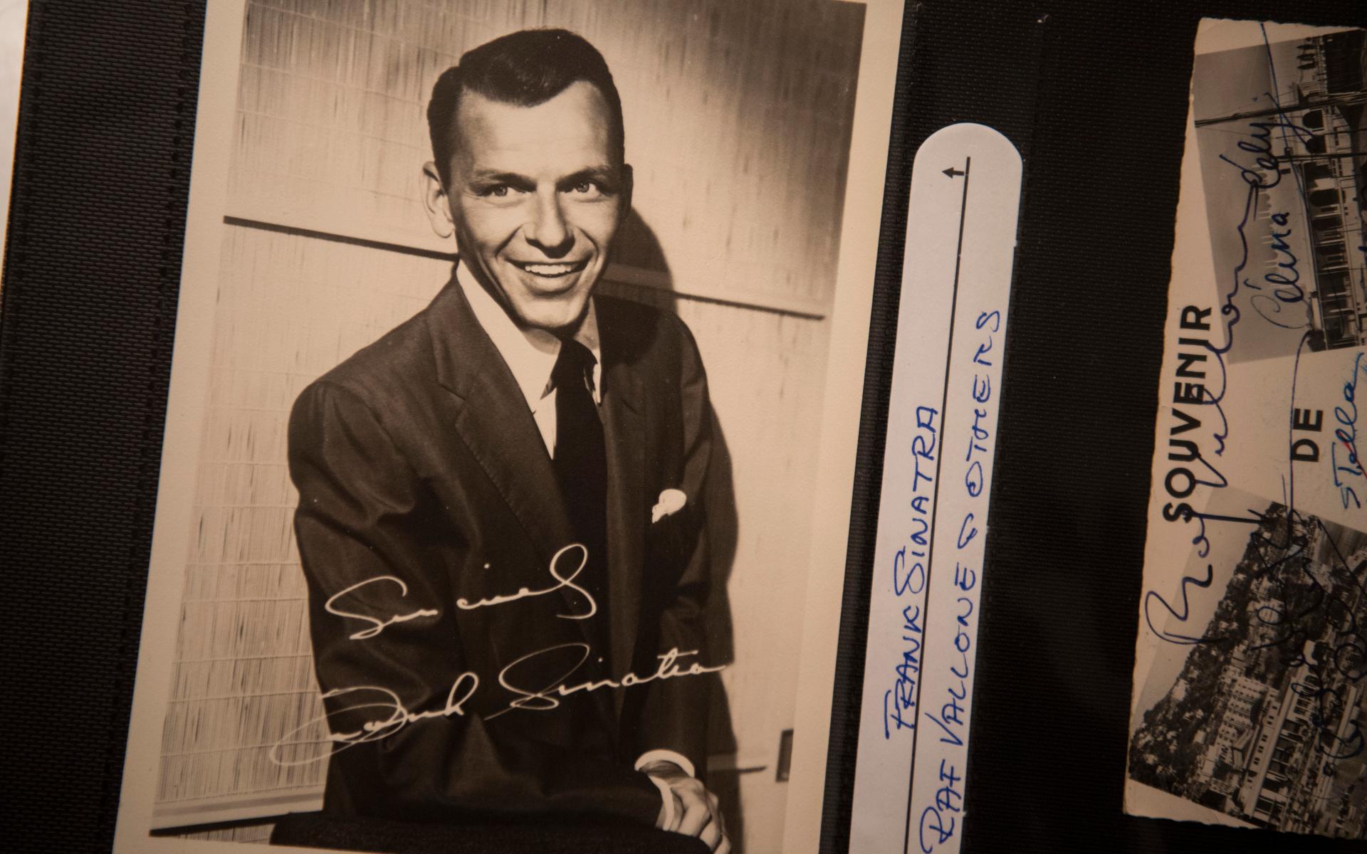 Den legendariske sångaren Frank Sinatra.