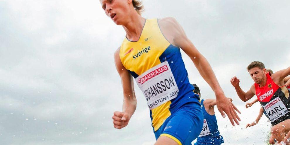SM-tvåa. Vidar Johansson tog silver på 1500 meter.