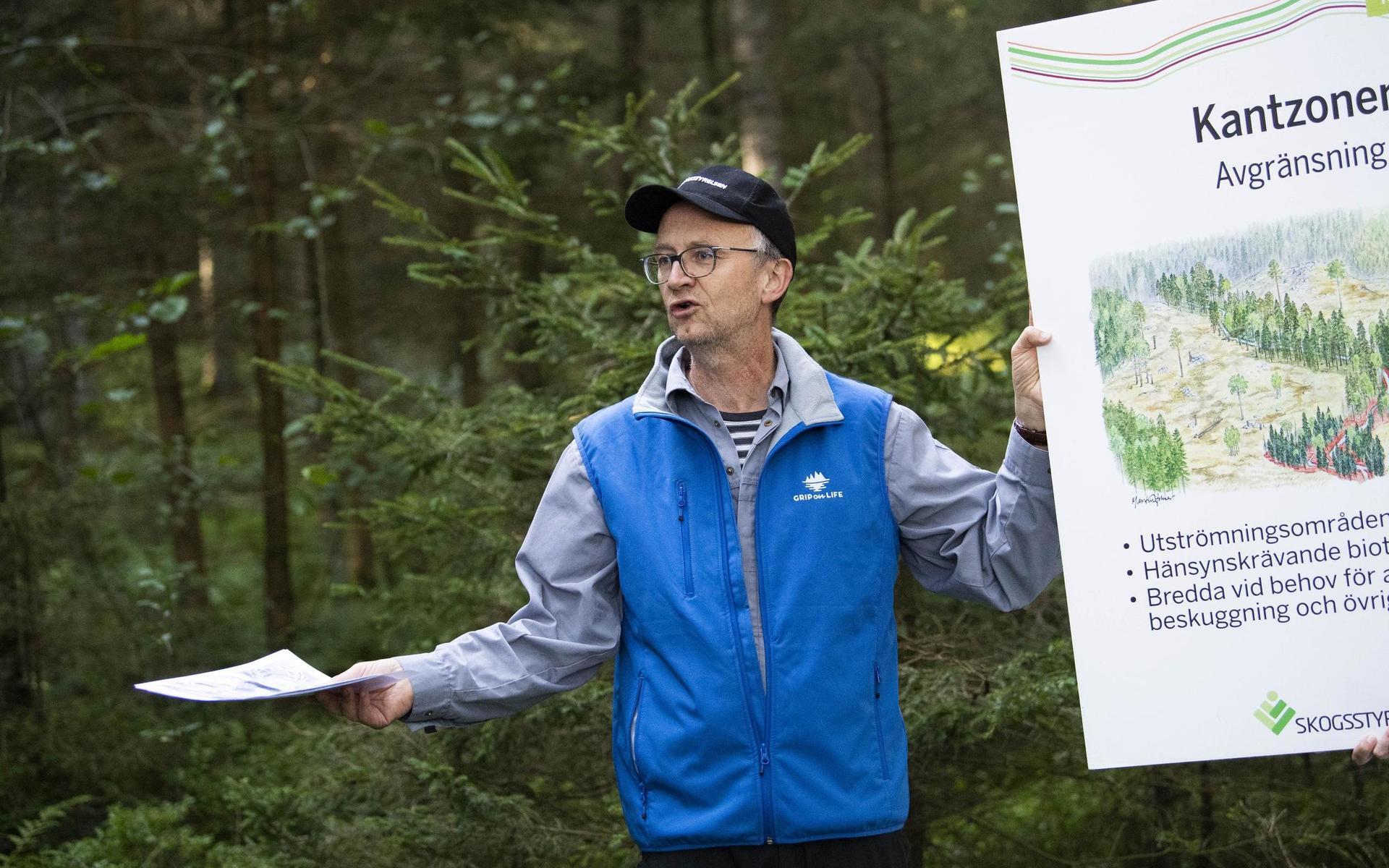 Anders Hejnebo, skogskonsulent på Skogsstyrelsen i Halland.