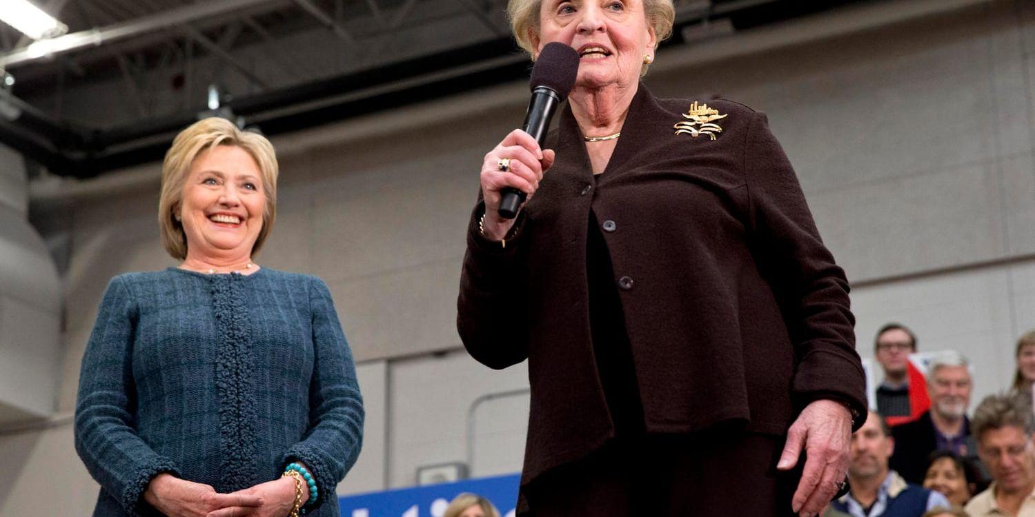 Madeleine Albright och Hillary Clinton syns båda i den nya säsongen av dramaserien "Madam Secretary". Arkivbild.