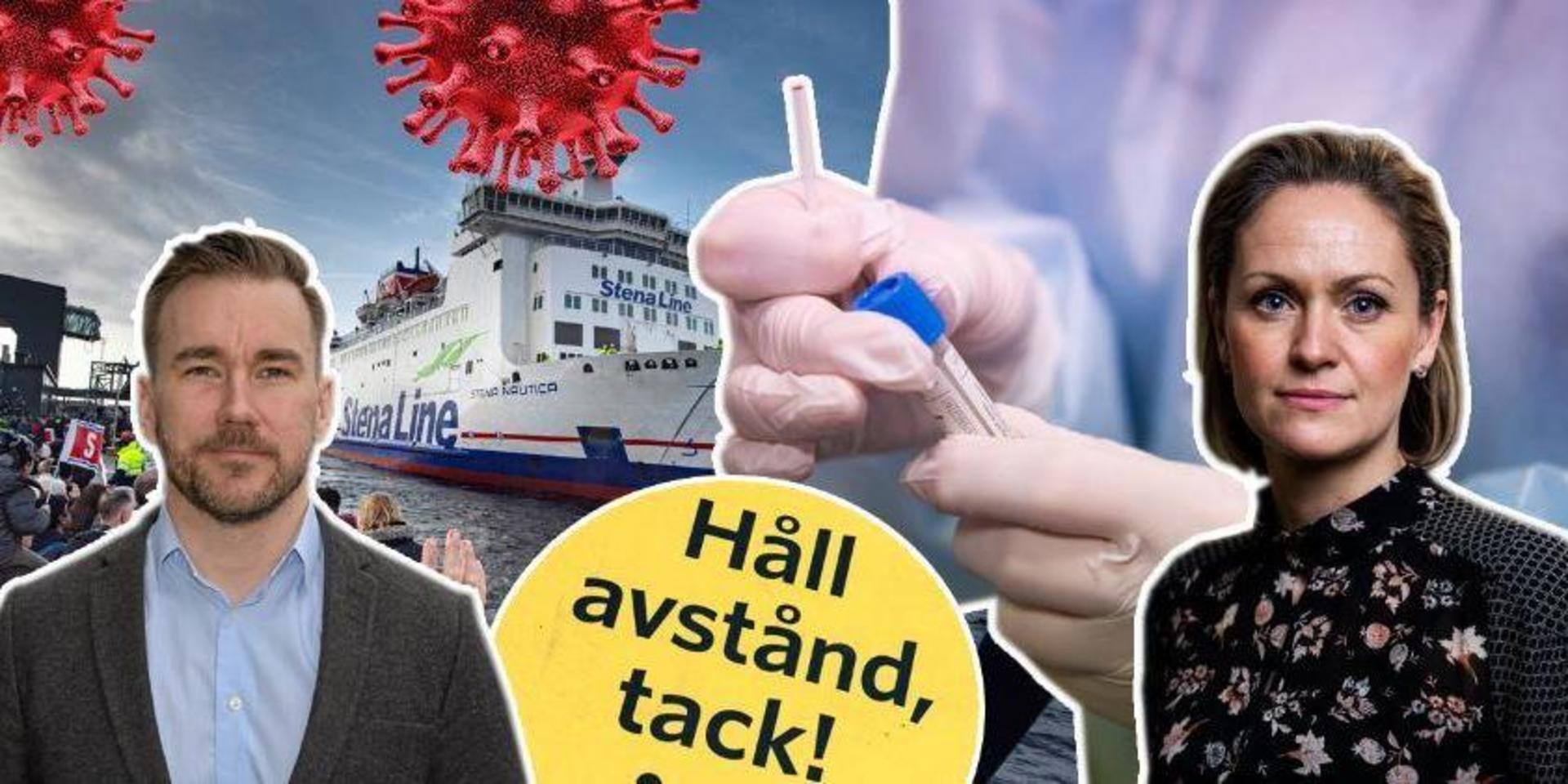 Det är svårt att summera näringslivsåret 2020, tycker Kristian Ryberg, regionchef på Svenskt Näringsliv i Halland och Lina Siljegård, tillväxtdirektör på Halmstads kommun. Krisen som coronaviruset orsakar påverkar branscher olika. 