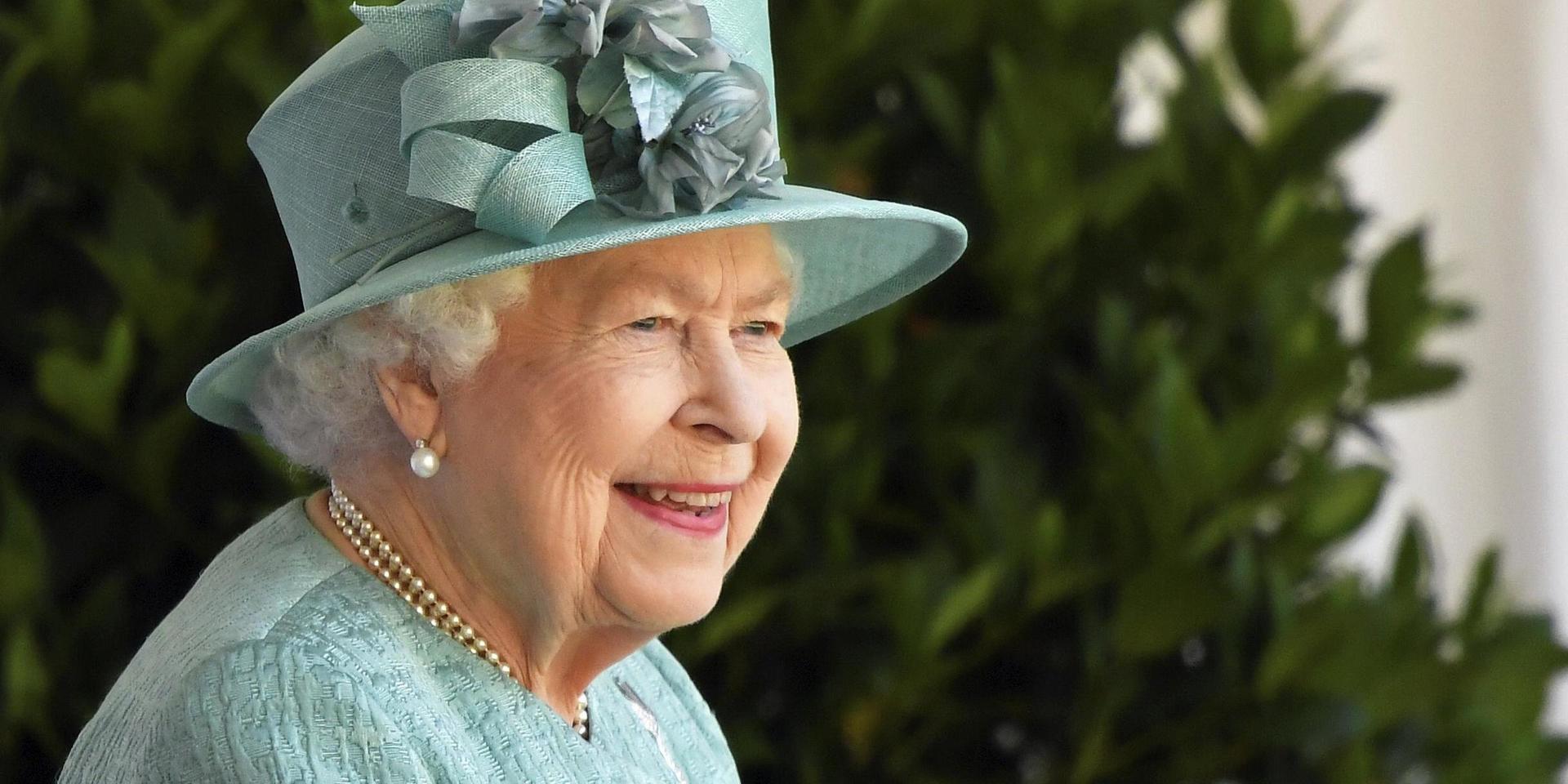 Den brittiska drottningen Elizabeth II. Arkivbild. 