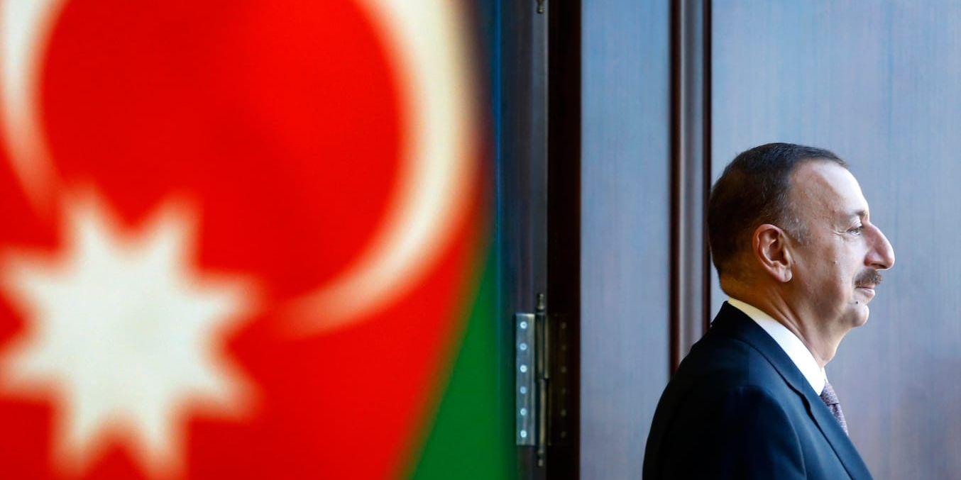 Svenska företag åker till Baku för att nätverka med statliga azeriska bolag som ofta anklagas för korruption, ofta kopplad till presidenten Ilham Alijev. Arkivbild.