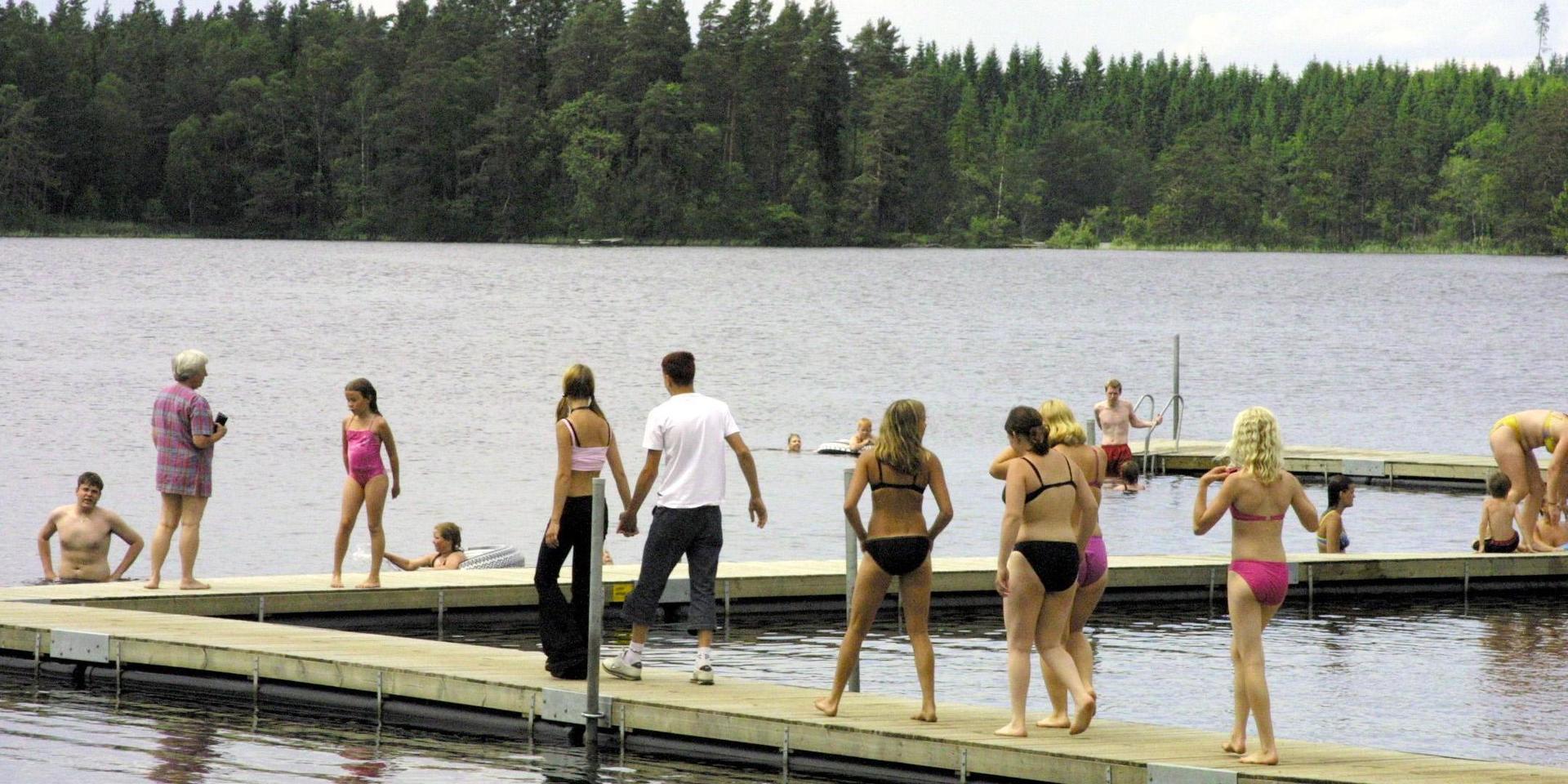Skärshults badplats är en av kommunens populäraste. Men det skulle kunna göras bättre för exempelvis badsugna som är beroende av rullstol.
