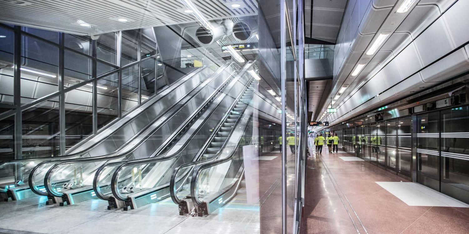 Stockholm City öppnar åter – men en del rulltrappor förblir stillastående. Arkivbild.