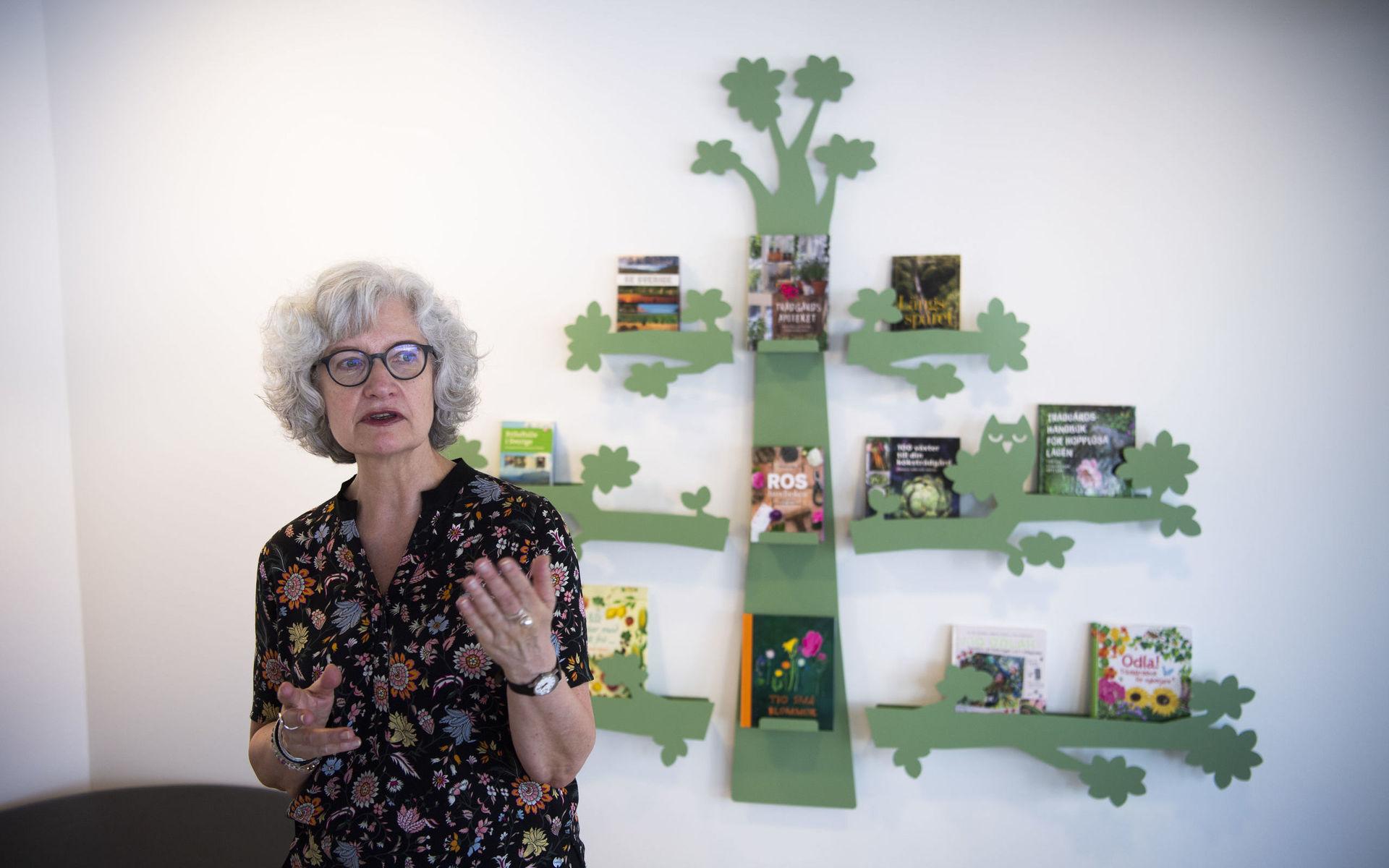 Susanne Jedhagen vill att det nya biblioteket ska bli en naturlig mötesplats i Oskarsström.