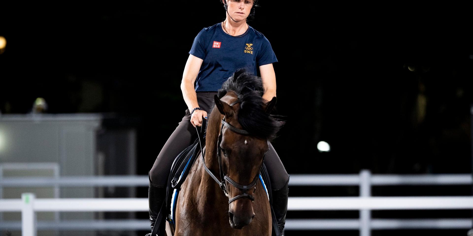 Sara Algotsson Ostholt med hästen Chicuelo. Arkivbild.