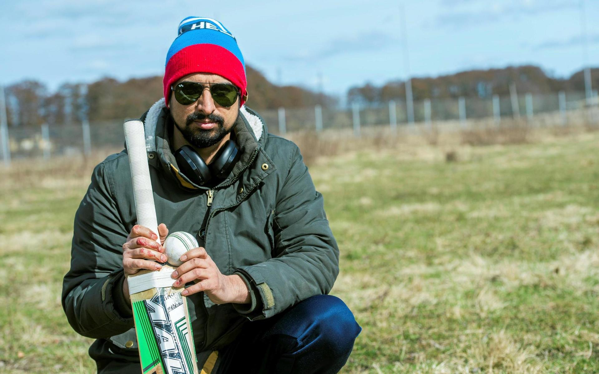Ahsan Ashfaq är lagkapten i Halmstad Cricket Club och gläds åt att cricketklubben nu fått en egen arena för sporten.